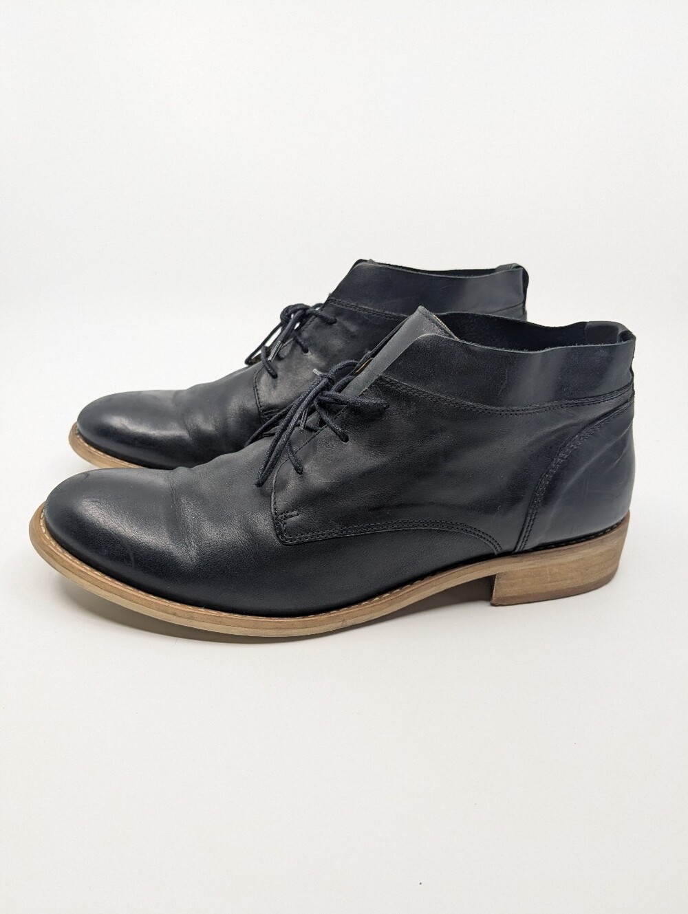 Jones Bootmaker Leather Lace Up Ankle Boots Black 40 9